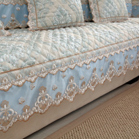 四季通用欧式沙垫亚麻布艺防滑坐垫子客厅全包非萬能沙套全盖（请先与客服确认再下单）