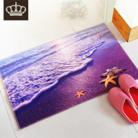 简约现代3D女房间地毯客厅茶几藤椅垫卡通地垫飘窗进厅可水洗(请先与客服确认再下单)