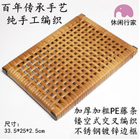 夏天服装厂员工坐垫办公室透气编藤座垫椅垫学生板凳夏季散热屁股(请先与客服确认再下单)