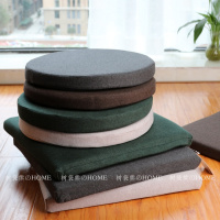 良品日式无印低反弹记忆棉乳胶慢回弹办公坐垫圆形方形可拆洗(请先与客服确认再下单)