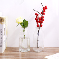 客厅玻璃器皿插花花瓶透明花器水培容器干花装饰家居欧式餐桌摆件（请先与客服确认再下单）