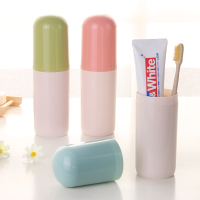 旅游塑料便携式刷牙漱口洗漱杯牙缸杯子带盖牙筒盒牙刷牙膏盒子（请先与客服确认再下单）