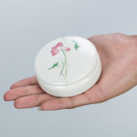 迷你陶瓷茶叶罐 香粉面霜膏体盒 美妆首饰盒 普洱绿茶花茶罐（请先与客服确认再下单）