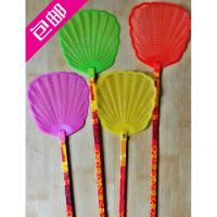 塑料头竹子长把加长加厚 夏季家用网面手动苍蝇拍满50只（请先与客服确认再下单）