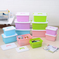 可手提大号塑料收纳箱有盖整理箱衣服玩具收纳盒储物盒箱子储物箱（请先与客服确认再下单）