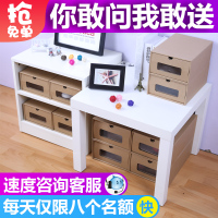 纸质鞋盒抽屉式牛皮纸鞋子收纳神器加厚款透明鞋盒纸盒20个装（请先与客服确认再下单）