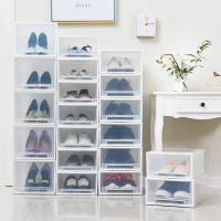 防潮加厚透明鞋盒抽屉式塑料鞋子收纳盒鞋整理收纳箱组合靴子鞋箱(请先与客服确认再下单)
