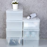 加厚水晶透明鞋盒 家居生活用品多功能塑料磨砂透明收纳盒（请先与客服确认再下单）