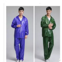 牛筋分体套装加厚雨衣雨裤成人户外出行骑行工用农用套装雨衣免邮（请先与客服确认再下单）