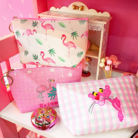 拉面丸子日系少女生化妆包便携收纳袋卡通洗漱包小清新大容量软妹（请先与客服确认再下单）