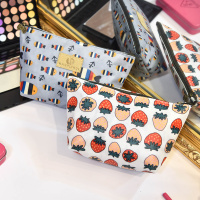 韩国少女心化妆包便携小号淑女迷你收纳袋简约手拿包大容量洗漱包（请先与客服确认再下单）