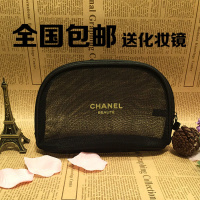 韩国透明蕾丝化妆包小号便携随身黑色洗漱包网纱包女大容量收纳袋（请先与客服确认再下单）