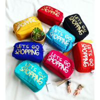 [Alsign栗子家]糖果色多色防水双拉链手拿包化妆包零钱包收纳包(请先与客服确认再下单)