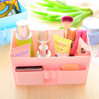 办公用品收纳盒办公桌面整理盒便捷清新时尚梳妆盒化妆品收纳盒（请先与客服确认再下单）