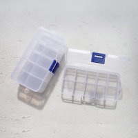 小麋人塑料首饰透明收纳盒便携耳钉戒指手链项链分类饰品储物盒子（请先与客服确认再下单）