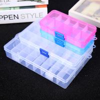 透明首饰盒 可拆分塑料药盒实用储物盒戒指耳钉耳环收纳盒饰品盒（请先与客服确认再下单）