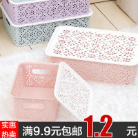创意镂空桌面内衣收纳盒抽屉塑料整理箱 家用有盖文胸内裤收纳箱（请先与客服确认再下单）