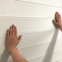 防水防霉自粘墙纸墙裙护墙板吊顶天花板装饰贴纸仿木纹3d立体墙贴（请先与客服确认再下单）