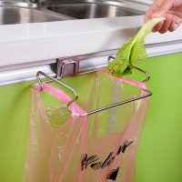 厨房垃圾袋支架挂架 橱柜挂钩可挂式垃圾桶架子挂塑料袋收纳架（请先与客服确认再下单）