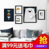 北欧客厅沙背景装饰画卧室壁画现代简约风格挂画玄关餐厅墙画（请先与客服确认再下单）