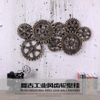 工业风齿轮墙面装饰品loft墙饰壁挂酒吧壁饰店铺复古墙壁创意挂件（请先与客服确认再下单）