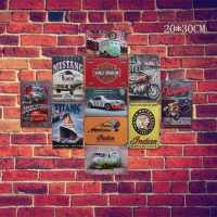 复古怀旧家居装饰画工业风墙画美式酒吧餐厅背景墙壁饰铁皮画（请先与客服确认再下单）