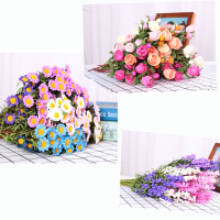 仿真花客厅装饰花假花绢花薰衣草小雏菊小玫瑰插花干花花束摆件（请先与客服确认再下单）