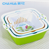 水果盘洗菜篮双层滴水筐塑料沥水篮果蔬漏盆淘菜筛子厨房用品（请先与客服确认再下单）