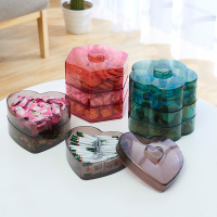 带盖多层塑料干果盘家用分格零食盘客厅糖果盘瓜子盘干果盒（请先与客服确认再下单）