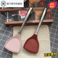 永德吉硅胶不粘锅锅铲不伤锅专用不锈钢炒菜铲子炒勺耐高温