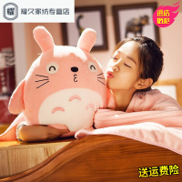 永德吉抱枕被子两用靠垫午睡枕办公室汽车靠枕珊瑚绒午休毯子空调被
