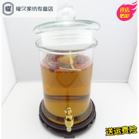 永德吉3斤/5斤/10斤加厚玻璃泡酒药酒贮物瓶密封罐白酒葡萄酒坛酿酒器具JT25146