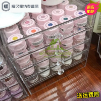 永德吉新款五层125格美甲店光疗日本指甲油胶彩绘美甲胶陈列整理收纳抽屉盒