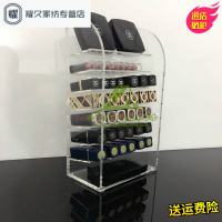 永德吉新款透明亚克力化妆品收纳盒口红唇膏收纳盒粉饼收纳架桌面收纳盒