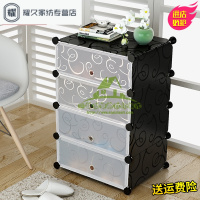 永德吉新款塑料鞋盒收纳透明组合鞋盒子整理收纳箱鞋柜简易抽屉式鞋子收纳盒