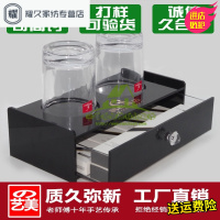 永德吉新款桌面收纳盒酒店宾馆亚克力牙具盒卫浴洗漱耗品用收纳盒子