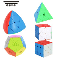 拓斯帝诺异形魔方小孩学生成人创意礼物粽子金字塔枫叶魔方套装智力玩具 异形魔方组合1智力魔方