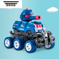 拓斯帝诺坦克玩具车儿童碰撞变形可发射惯性弹射小汽车模型2一3岁男孩益智
