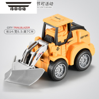 拓斯帝诺儿童按压工程车宝宝惯性压路机挖掘机小汽车男孩推土挖土机玩具车