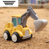 拓斯帝诺儿童按压小汽车挖掘机挖土机工程车套装惯性回力车男孩2-6岁玩具5