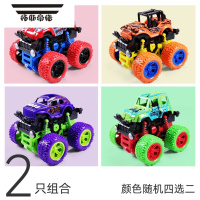 拓斯帝诺惯性四驱越野车宝宝巴士警车救援队耐摔回力小汽车男孩玩具车