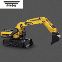 拓斯帝诺仿真大号惯性工程车挖掘机推土机抓夹机钻地机模型儿童玩具车男孩