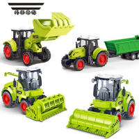 拓斯帝诺儿童玩具惯性农夫车模型拖拉机松土车仿真收割机工程车汽车挖掘机