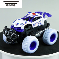 拓斯帝诺惯性回力越野车儿童玩具小汽车四驱变形增高旋转警车组合套装男孩
