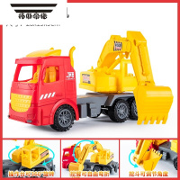 拓斯帝诺惯性恐龙工程车儿童玩具车套装男孩益智霸王龙挖掘机洒水汽车耐摔
