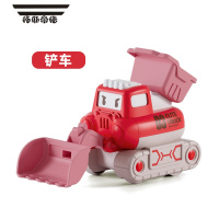 拓斯帝诺按压玩具车儿童惯性滑行小汽车挖掘机男孩工程车套装2岁以上6耐摔