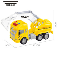 拓斯帝诺儿童惯性挖掘机洒水车工程车消防玩具音乐灯光男孩仿真模型2-6岁4