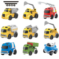 拓斯帝诺儿童工程车玩具惯性滑行宝宝益智小汽车挖掘机推土消防云梯警车14