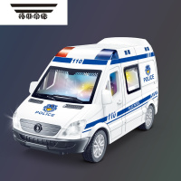 拓斯帝诺儿童声光警车惯性玩具小汽车男孩110车急救120救护车仿真模型