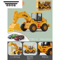 拓斯帝诺玩具小工程车汽车铲车挖掘回力套装儿童益智仿真模型孩惯性车